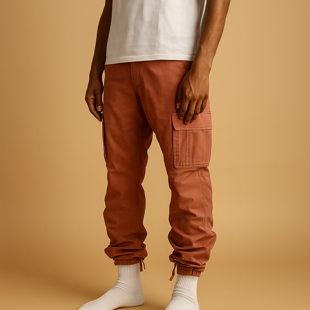 Adrian | Men's Black Cargo Pants with Multiple Pockets for Comfort and Functionality 5