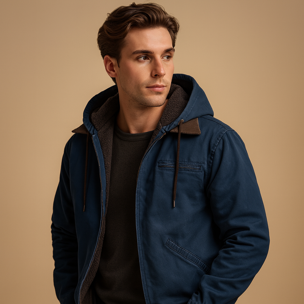 Daniel | Men's Classic Zip-Up Hooded Sweatshirt for Comfort and Style 2