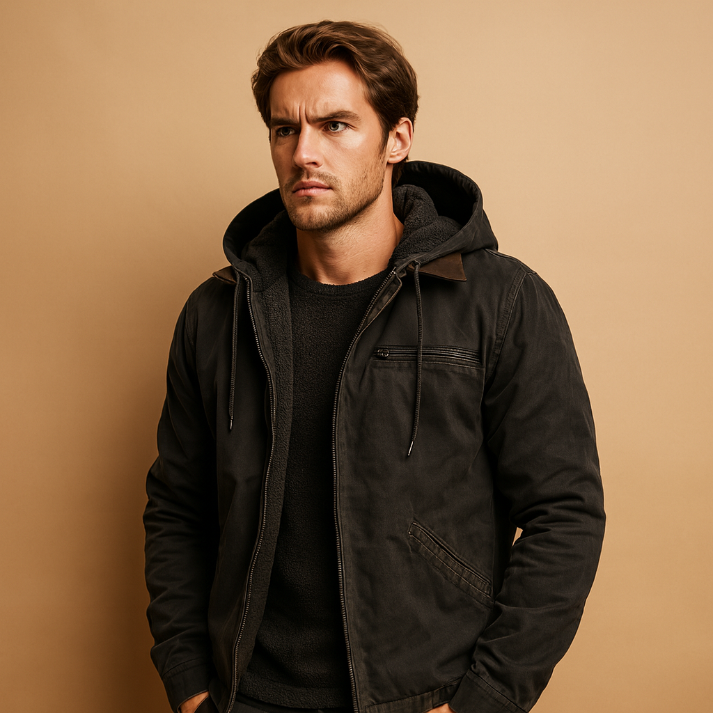 Daniel | Men's Classic Zip-Up Hooded Sweatshirt for Comfort and Style 4