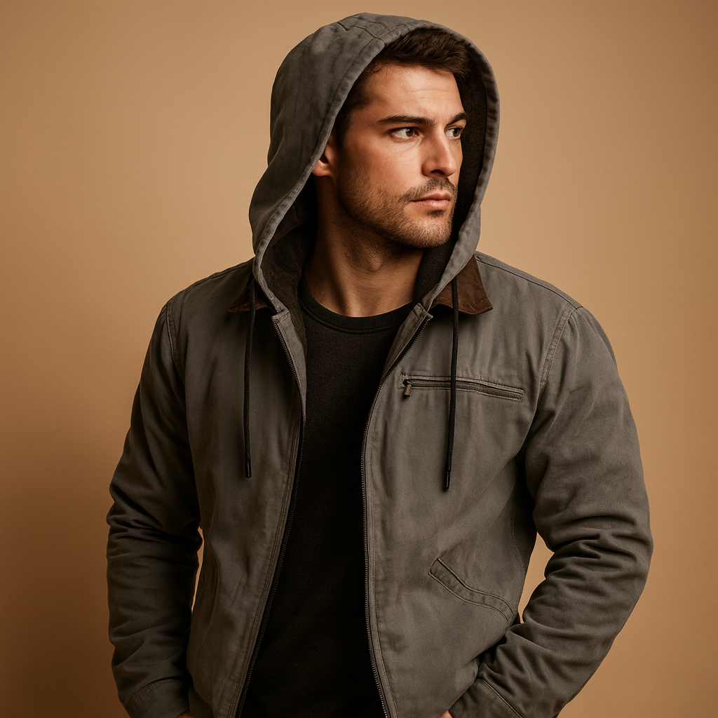 Daniel | Men's Classic Zip-Up Hooded Sweatshirt for Comfort and Style 5