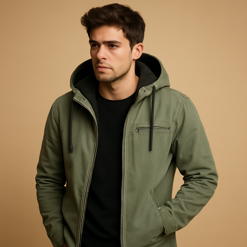Daniel | Men's Classic Zip-Up Hooded Sweatshirt for Comfort and Style 6