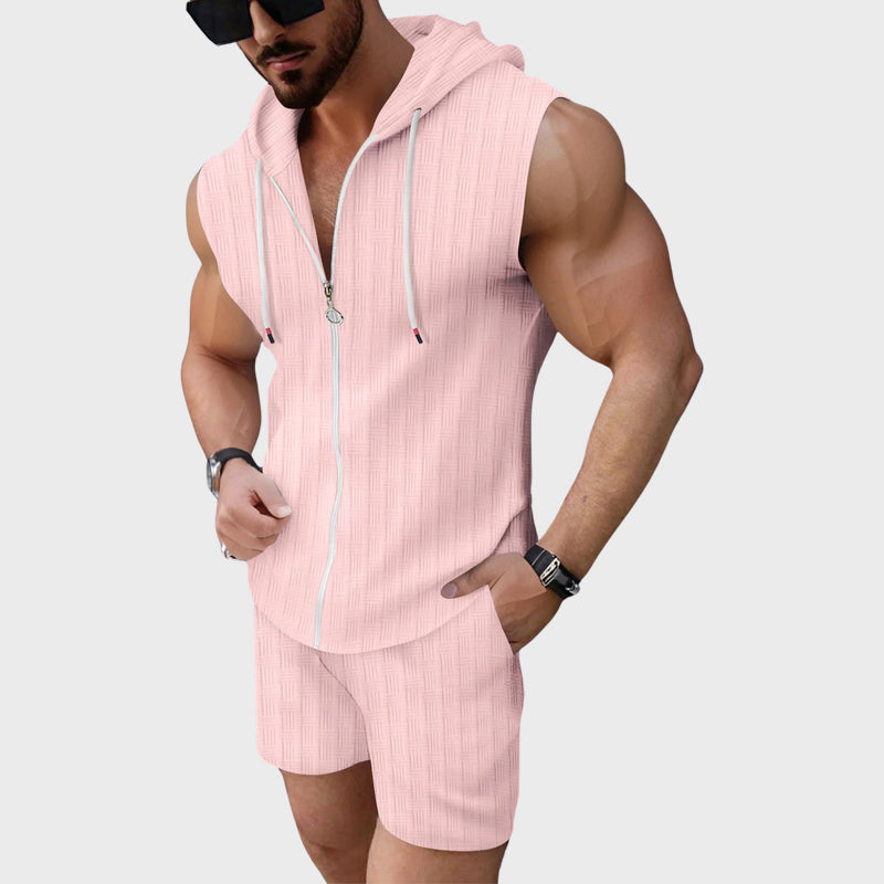 Jake Ross Zip Front Hooded Set