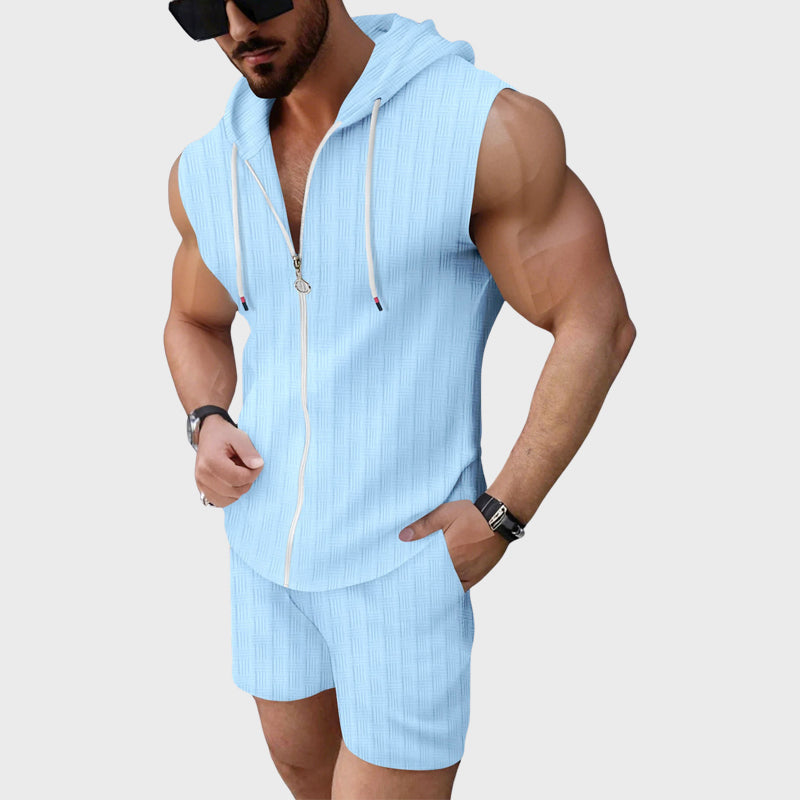 Jake Ross Zip Front Hooded Set