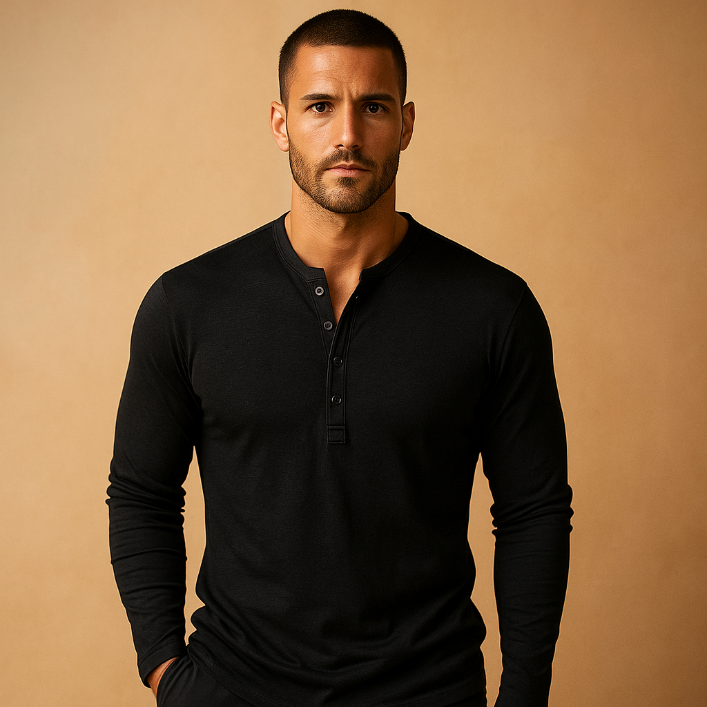 Julian | Men's Classic Long Sleeve Button-Up Shirt in Multiple Colors 0