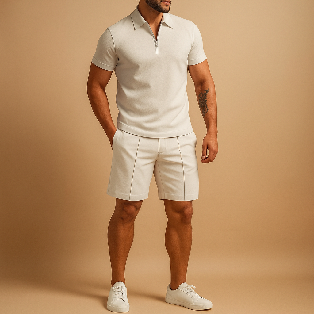 Julian | Men's Polo Shirt and Shorts Set in Stylish Summer Colors 2