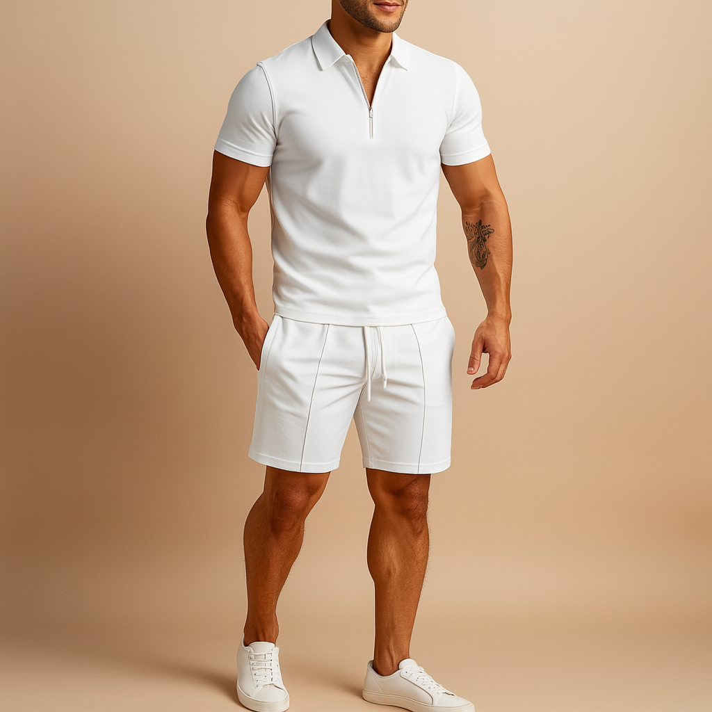 Julian | Men's Polo Shirt and Shorts Set in Stylish Summer Colors 3