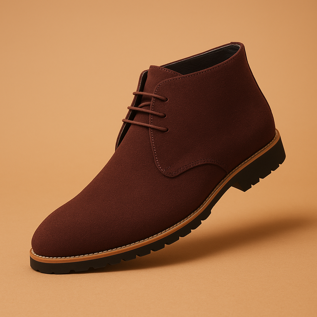 Nathan | Elegant Brown Dress Shoes for Men - Comfortable and Breathable Business Footwear 3