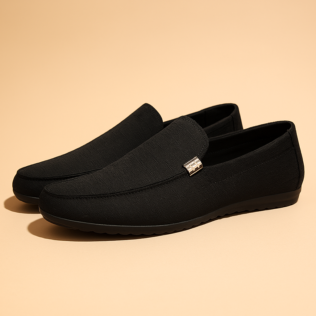 Nathan | Men's Brown Suede Loafers with Timeless Slip-On Style 1