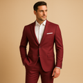 Victor Slim Fit Men's Suit - Blazer and Trousers for Weddings, Groomsmen, and Formal Events 0