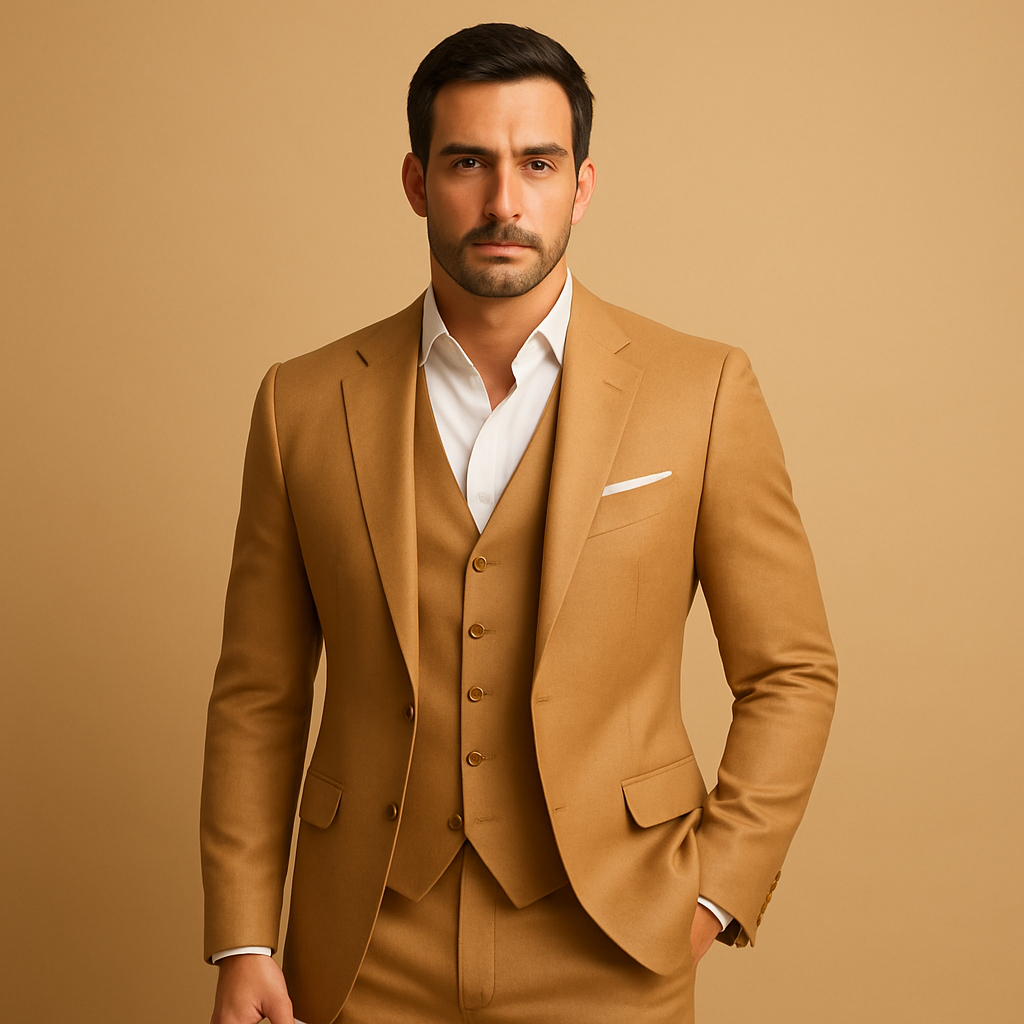 Victor Slim Fit Men's Suit - Blazer and Trousers for Weddings, Groomsmen, and Formal Events 3