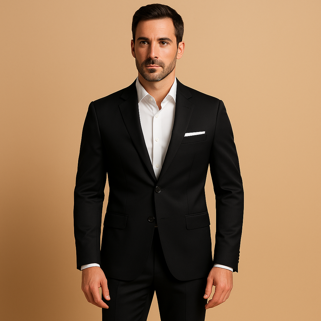 Victor Slim Fit Men's Suit - Blazer and Trousers for Weddings, Groomsmen, and Formal Events 5